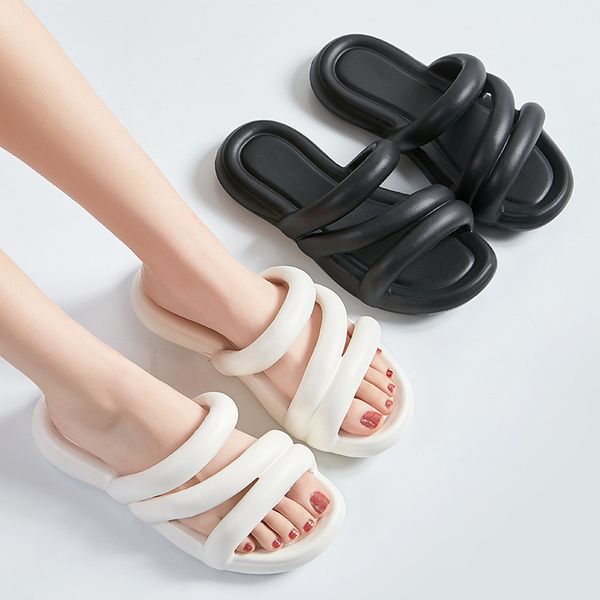 outdoor wearing eva slippers for women summer soft soles fashionable beach flat bottoms one line slipper women scuffs fashion red pink, Black
outdoor wearing eva slippers for women summer soft soles fashionable beach flat bottoms one line slipper women scuffs fashion red pink, Black