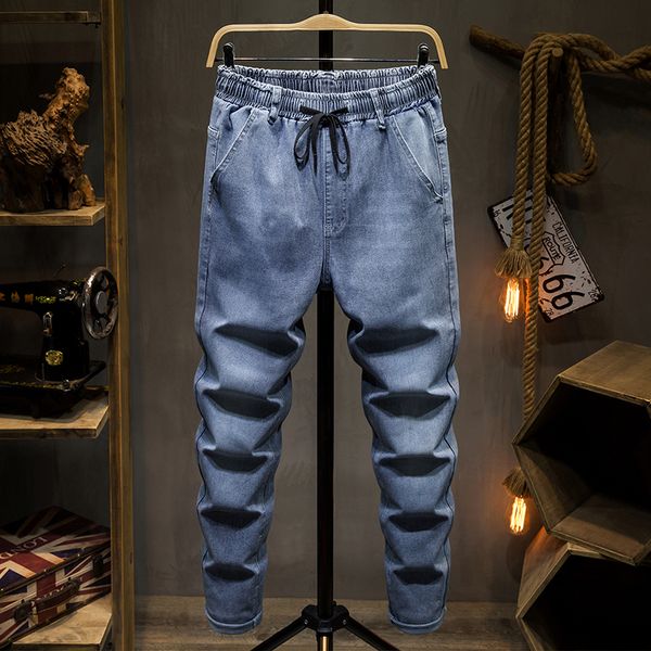 men's jeans plus size 7xl 8xl 9xl 10xl spring fashion casual jogger harem denim pants 2 colors hip hop splice male trousers 230724, Blue
men's jeans plus size 7xl 8xl 9xl 10xl spring fashion casual jogger harem denim pants 2 colors hip hop splice male trousers 230724, Blue