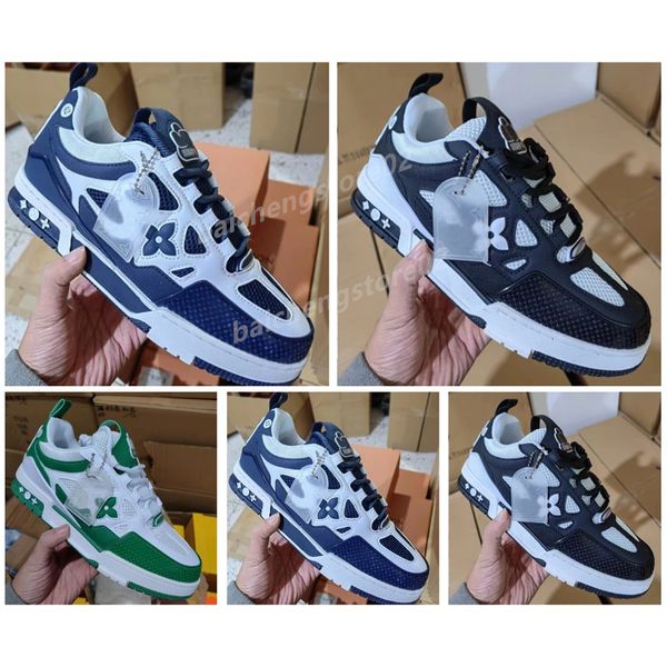 designer casual shoes men sneakers rubber platform trainers genuine leather sneaker multicolor lace-up skate shoes fashion running shoe 39-4
designer casual shoes men sneakers rubber platform trainers genuine leather sneaker multicolor lace-up skate shoes fashion running shoe 39-4