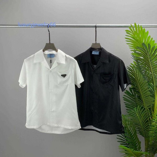 men's casual shirts short-sleeved shirt men's lapel cardigan tide brand men and women, White;black
men's casual shirts short-sleeved shirt men's lapel cardigan tide brand men and women, White;black