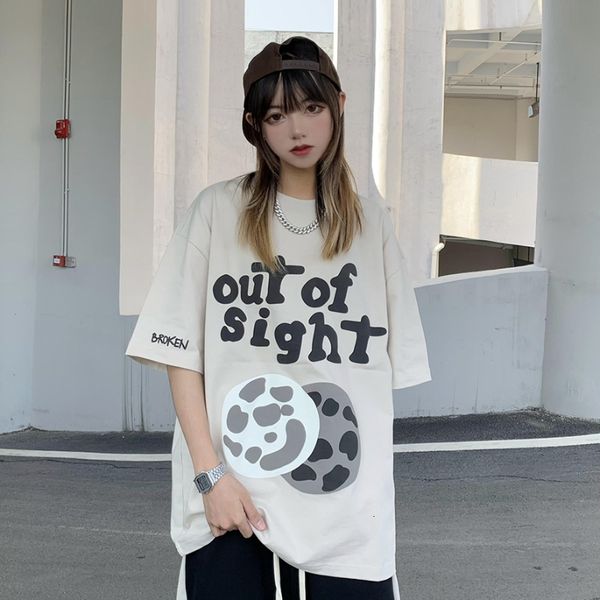 women's tshirt y2k summer cotton kawaii clothes vintage letter foaming print oversized tshirt for women couple loose ins style casual, White
women's tshirt y2k summer cotton kawaii clothes vintage letter foaming print oversized tshirt for women couple loose ins style casual, White