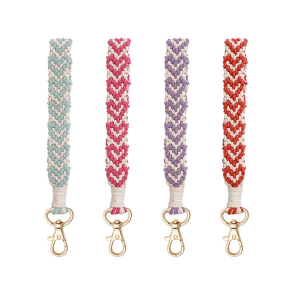 couple keychains love woven keychain wrist key lanyards keyring valentine's day gift, Silver
couple keychains love woven keychain wrist key lanyards keyring valentine's day gift, Silver