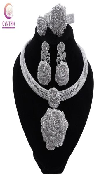 dubai women silver plated jewelry sets african wedding bridal ornament gifts for saudi arab necklace bracelet earrings7813340, Slivery;golden
dubai women silver plated jewelry sets african wedding bridal ornament gifts for saudi arab necklace bracelet earrings7813340, Slivery;golden