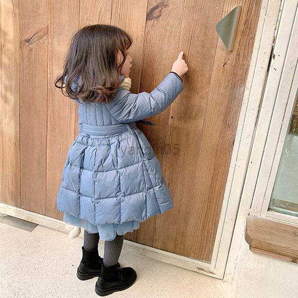 down coat 2023 winter girls fashion long sleeve parkas baby kids children thick warm coat outerwear three colors with belt hkd230725, Blue;gray
down coat 2023 winter girls fashion long sleeve parkas baby kids children thick warm coat outerwear three colors with belt hkd230725, Blue;gray