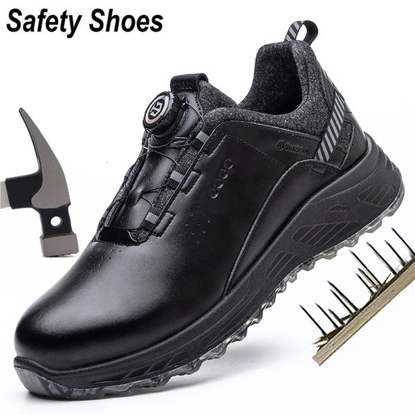 dress shoes amawei rotary buckle work protective leather safety punctureproof antismash steel toe boots men women 230725, Black
dress shoes amawei rotary buckle work protective leather safety punctureproof antismash steel toe boots men women 230725, Black
