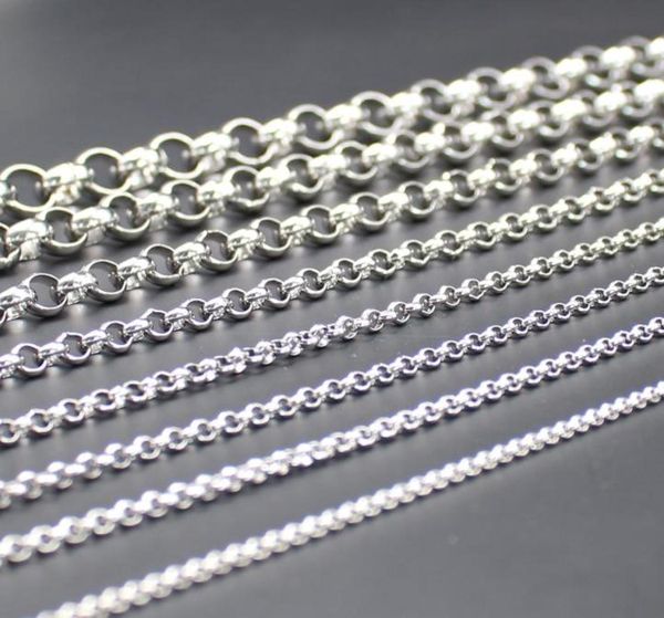 12meter lot whole stainless steel round rolo chain link diy jewelry marking findings chains 25mm 3mm 4mm 6mm1425282, Silver
12meter lot whole stainless steel round rolo chain link diy jewelry marking findings chains 25mm 3mm 4mm 6mm1425282, Silver
