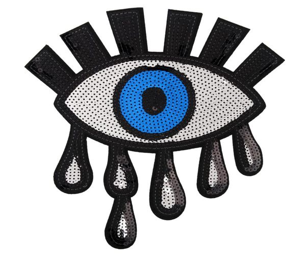 big eyes silver sequins eyes badge embroidered patch iron on applique for clothing accessories bag decoration2270739, Black
big eyes silver sequins eyes badge embroidered patch iron on applique for clothing accessories bag decoration2270739, Black