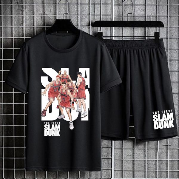 men's tracksuits anime slam dunk tracksuit men sakuragi hanamichi tee 100 cotton oversized tshirts casual manga shorts suit oversize 2, Gray
men's tracksuits anime slam dunk tracksuit men sakuragi hanamichi tee 100 cotton oversized tshirts casual manga shorts suit oversize 2, Gray
