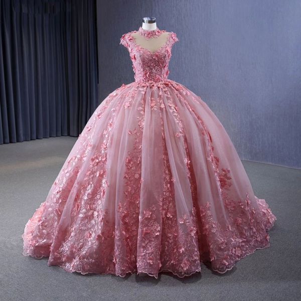 pink quinceanera dresses 2023 hight neck 3dflower dress tulle beading party dress appliques lace up court train prom ball, Blue;red
pink quinceanera dresses 2023 hight neck 3dflower dress tulle beading party dress appliques lace up court train prom ball, Blue;red