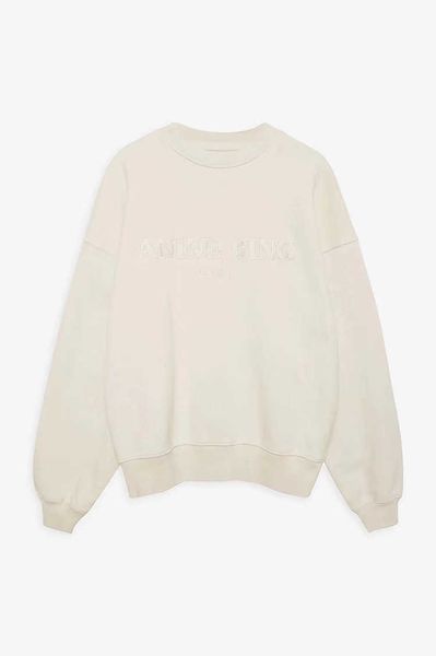 anine ab bing sweatshirt classic letter embroidery apricot inner fleece cotton crew neck sweater sportswear, Black
anine ab bing sweatshirt classic letter embroidery apricot inner fleece cotton crew neck sweater sportswear, Black