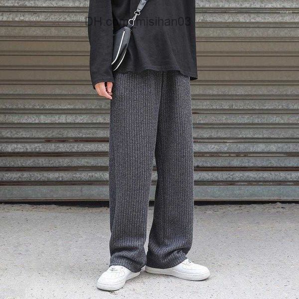 men's pants men's pants autumn winter sweater men's fashion retro casual knitted pleated men streetwear loose straight wide, Black
men's pants men's pants autumn winter sweater men's fashion retro casual knitted pleated men streetwear loose straight wide, Black