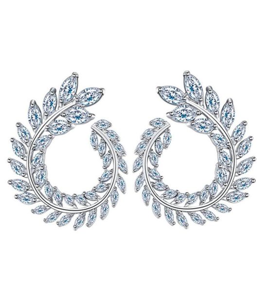 elegant hoop jewelry earrings leaf circle aaa cubic zirconia copper white cz earring for women party diamond graceful earrings bri7429474, Golden;silver
elegant hoop jewelry earrings leaf circle aaa cubic zirconia copper white cz earring for women party diamond graceful earrings bri7429474, Golden;silver
