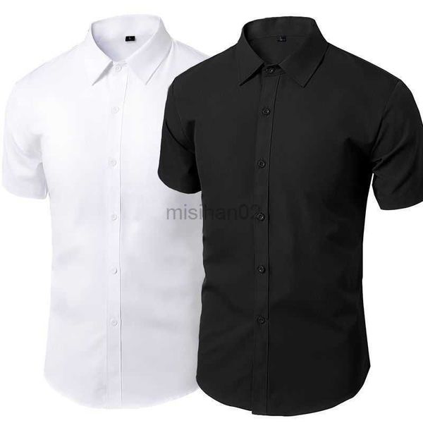 men's casual shirts summer shirt for men daily casual white shirts short sleeve button down slim fit social blouse 4xl 5xl hkd230726, White;black
men's casual shirts summer shirt for men daily casual white shirts short sleeve button down slim fit social blouse 4xl 5xl hkd230726, White;black