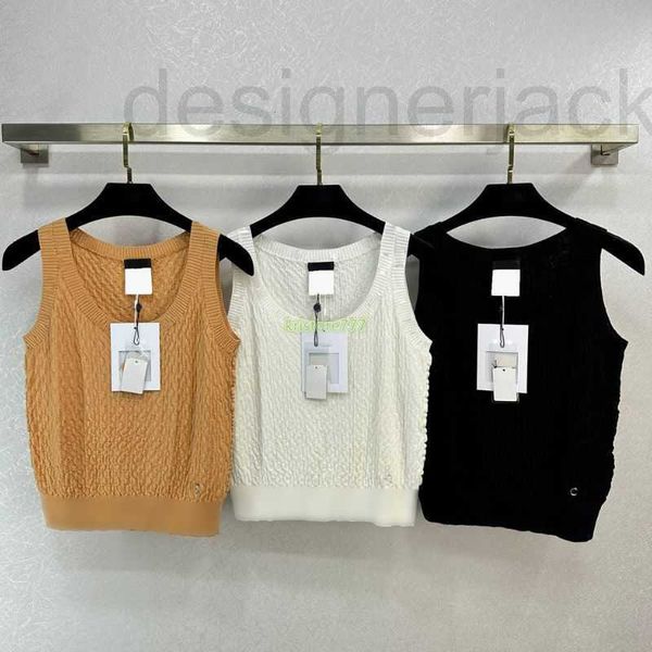 women's t-shirt designer summer knits vest tee crop with letter beads shirts runway high end brand elasticity stretch cashmere sleevel, White
women's t-shirt designer summer knits vest tee crop with letter beads shirts runway high end brand elasticity stretch cashmere sleevel, White