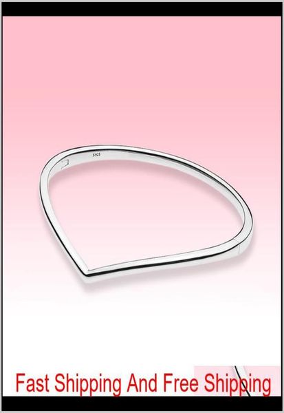 new polished wishbone bangle bracelets women jewelry for 925 sterling silver bracelet with original retail box oc vi1fl8937129, Black
new polished wishbone bangle bracelets women jewelry for 925 sterling silver bracelet with original retail box oc vi1fl8937129, Black