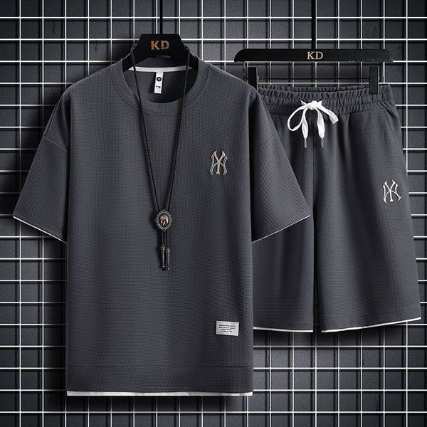mens tracksuits summer mens set fashion embroidery korean version sportswear short sleeved tshirtsports shorts casual jogging 230724, Gray
mens tracksuits summer mens set fashion embroidery korean version sportswear short sleeved tshirtsports shorts casual jogging 230724, Gray