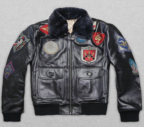 avirex 2019 real fur collar cowskin flight jacket men bomber jacket men genuine leather coat motorcycle8221495, Black
avirex 2019 real fur collar cowskin flight jacket men bomber jacket men genuine leather coat motorcycle8221495, Black