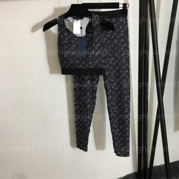 designer tracksuit women clothes fitness two piece set vest sweatpants letter print sports tank slim bottoms fitness long pants tracksuits w, Gray
designer tracksuit women clothes fitness two piece set vest sweatpants letter print sports tank slim bottoms fitness long pants tracksuits w, Gray