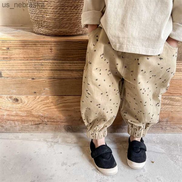 children cotton star moon printing harem pants boys and girls casual trousers l230518, Blue
children cotton star moon printing harem pants boys and girls casual trousers l230518, Blue
