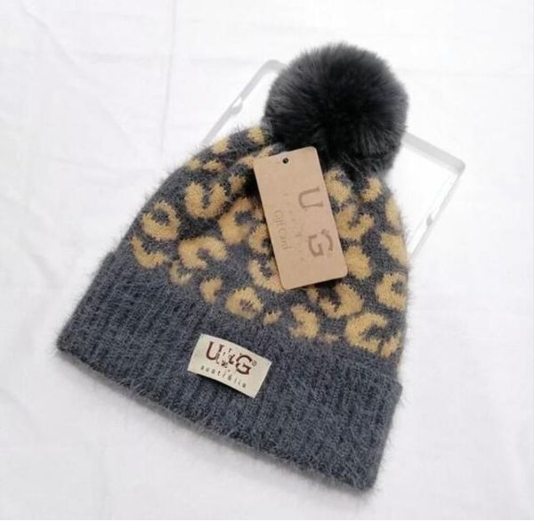 designer winter knitted beanie woolen hat women chunky knit warm faux fur pom beanies hats female, Blue;gray
designer winter knitted beanie woolen hat women chunky knit warm faux fur pom beanies hats female, Blue;gray