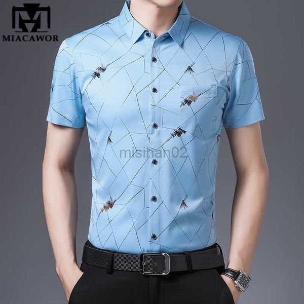 men's casual shirts 2023 new fashion print casual shirt mens silk cotton summer short sleeve shirts men slim fit chemise homme c744 hkd, White;black
men's casual shirts 2023 new fashion print casual shirt mens silk cotton summer short sleeve shirts men slim fit chemise homme c744 hkd, White;black