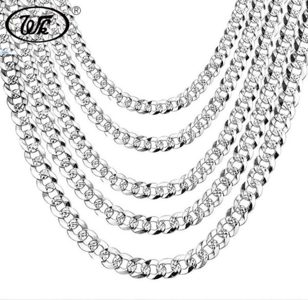 wk 100 925 sterling silver mens silver chain necklace men hip hop rapper curb cuban link chain male 4mm 5mm 6mm 20 22 26" nm0059675344
wk 100 925 sterling silver mens silver chain necklace men hip hop rapper curb cuban link chain male 4mm 5mm 6mm 20 22 26" nm0059675344