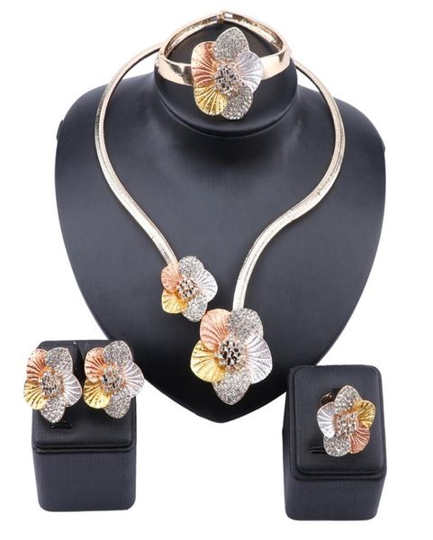 african beads jewelry sets flower crystal pendant necklace earrings bracelet rings for women wedding party accessories sets4281772, Slivery;golden
african beads jewelry sets flower crystal pendant necklace earrings bracelet rings for women wedding party accessories sets4281772, Slivery;golden