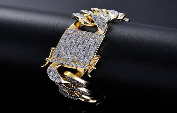 environment copper microinserts white diamond miami cuban chain bracelets mens women hiphop bling iced out bling jew4868294, Black
environment copper microinserts white diamond miami cuban chain bracelets mens women hiphop bling iced out bling jew4868294, Black