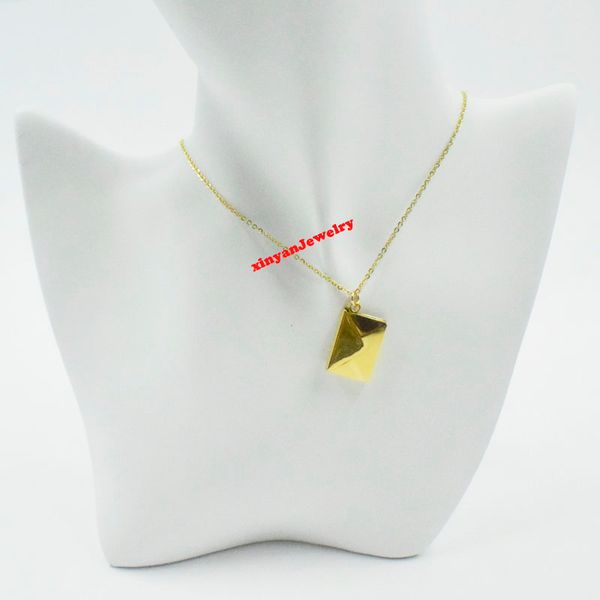 love letter envelope pendant necklace customized stainless steel jewelry confession love you for valentine day mother day gift, Silver
love letter envelope pendant necklace customized stainless steel jewelry confession love you for valentine day mother day gift, Silver