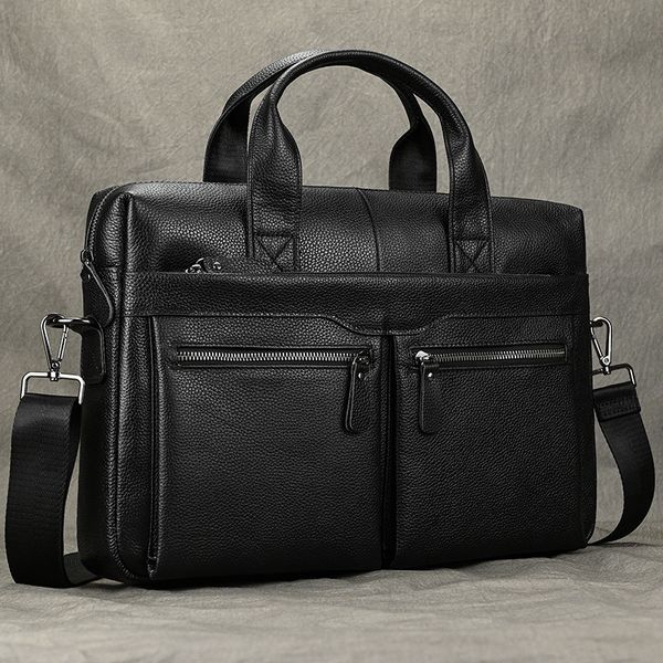 briefcases luufan men s business briefcase fit 15" pc genuine leather handbag real male lapa4 office man crossbody bag 230724
briefcases luufan men s business briefcase fit 15" pc genuine leather handbag real male lapa4 office man crossbody bag 230724