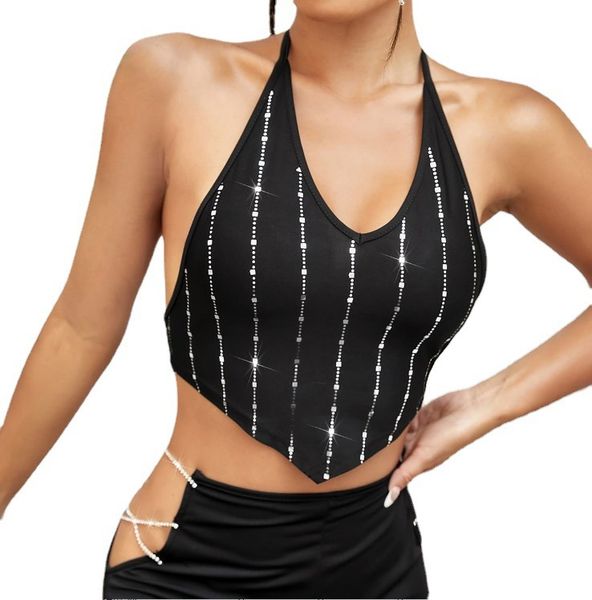 women's tanks summer short sling fashion vinatge sleeveless backless spring summer casual slim, White
women's tanks summer short sling fashion vinatge sleeveless backless spring summer casual slim, White