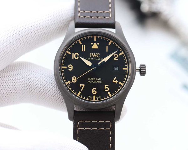 designer iwc men watch pilot mechanical wristwatches i2s7 automatical movement chronograph uhr montre prx luxe with box, Slivery;golden
designer iwc men watch pilot mechanical wristwatches i2s7 automatical movement chronograph uhr montre prx luxe with box, Slivery;golden