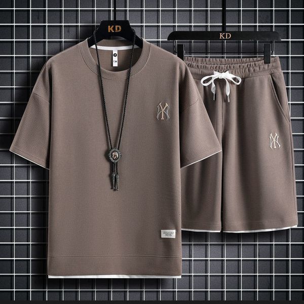 mens tracksuits summer waffle lounge suit crewneck short sleeve tshirt shorts fashion trend sports fitness jogging 230724, Gray
mens tracksuits summer waffle lounge suit crewneck short sleeve tshirt shorts fashion trend sports fitness jogging 230724, Gray