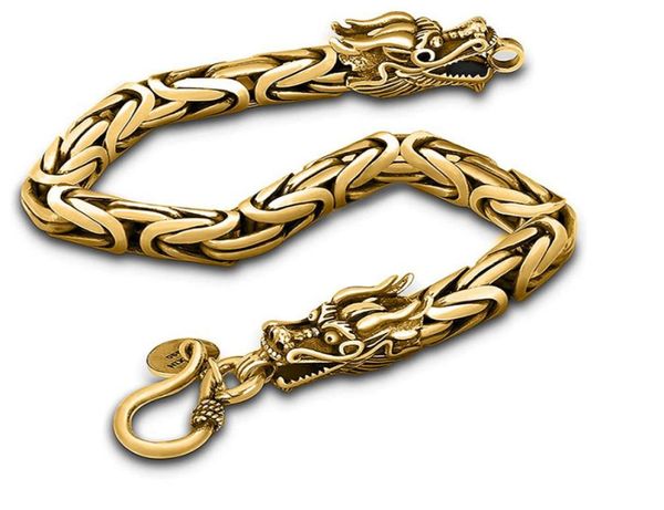 norse men viking jewelry link chain viking double dragon head bracelet size 19cm 21cm for men women1095939, Black
norse men viking jewelry link chain viking double dragon head bracelet size 19cm 21cm for men women1095939, Black