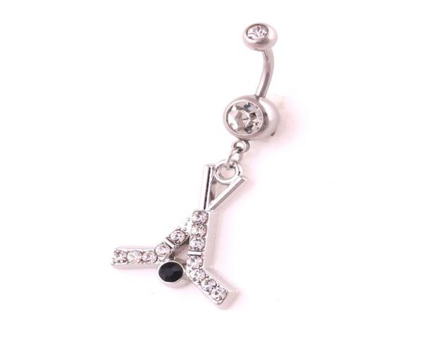 new arrival crystals hockey sticks and puck shape navel piercing belly button rings body women jewelry7124306, Silver
new arrival crystals hockey sticks and puck shape navel piercing belly button rings body women jewelry7124306, Silver