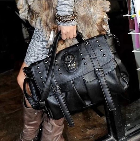 gothic bag women harajuku punk womens shoulder rivet rhinestone skull female handbags big capacity briefcase
gothic bag women harajuku punk womens shoulder rivet rhinestone skull female handbags big capacity briefcase