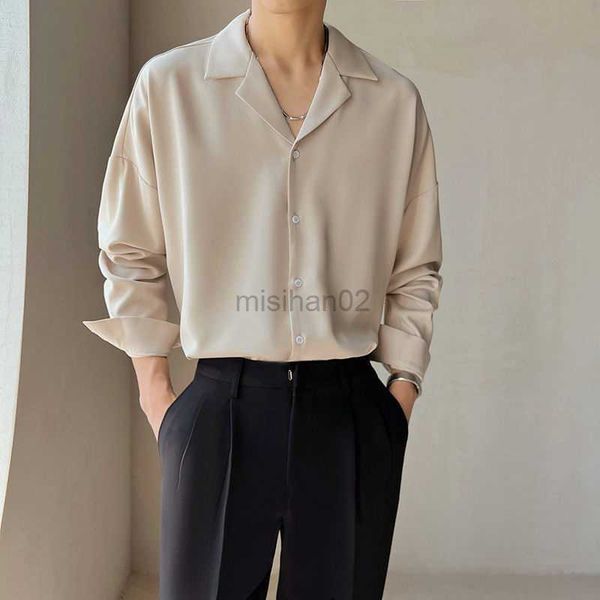 men's casual shirts mature men clothing senior spring cuban neck shirt for men solid color fashion loose casual drop long sleeve men dr, White;black
men's casual shirts mature men clothing senior spring cuban neck shirt for men solid color fashion loose casual drop long sleeve men dr, White;black