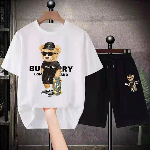 mens tracksuits cotton bear graphic tees shorts suits luxury brand sports sets outfits short streetwear summer quality clothing 230724, Gray
mens tracksuits cotton bear graphic tees shorts suits luxury brand sports sets outfits short streetwear summer quality clothing 230724, Gray