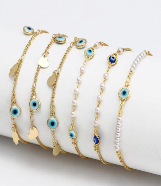 gold evil blue eye bracelets lucky turkish eyes charm bracelet for women girls beach jewelry party gift 10 styles7686001, Golden;silver
gold evil blue eye bracelets lucky turkish eyes charm bracelet for women girls beach jewelry party gift 10 styles7686001, Golden;silver