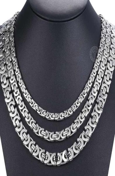 chains 7911mm stainless steel necklace for men women flat byzantine link chain fashion jewelry gifts lknn143772352, Silver
chains 7911mm stainless steel necklace for men women flat byzantine link chain fashion jewelry gifts lknn143772352, Silver