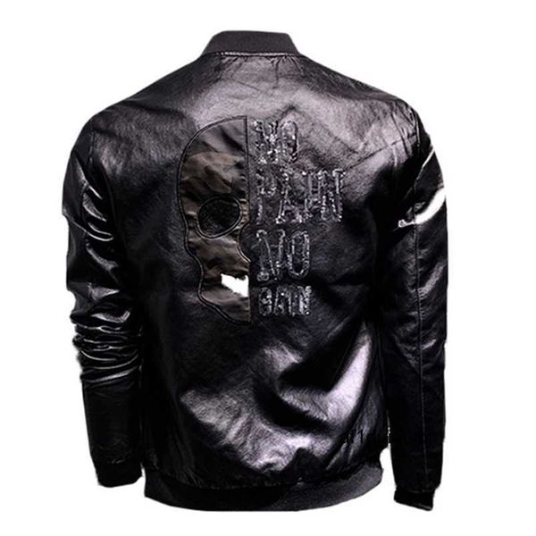 trend plein clothes philipps hip autumn leather street jacket hop man skull cool korean clothes style slim thin leather jacket pu coat 21111, Black
trend plein clothes philipps hip autumn leather street jacket hop man skull cool korean clothes style slim thin leather jacket pu coat 21111, Black