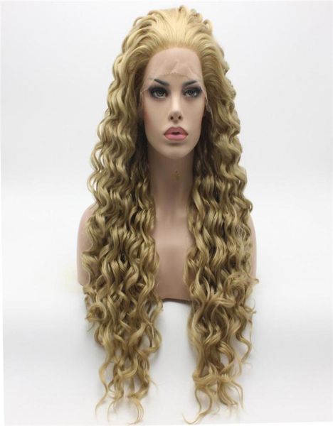 iwona hair curly long two tone honey blonde mix wig 181627hy half hand tied heat resistant synthetic lace front wig5070820, Black
iwona hair curly long two tone honey blonde mix wig 181627hy half hand tied heat resistant synthetic lace front wig5070820, Black