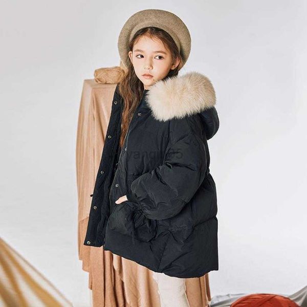 down coat girl down jacket winter new big real fur collar warm parka children thicker outfit girl long down coat 6-14y wz975 hkd230725, Blue;gray
down coat girl down jacket winter new big real fur collar warm parka children thicker outfit girl long down coat 6-14y wz975 hkd230725, Blue;gray