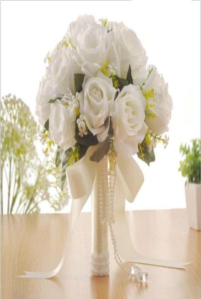elegant rose artificial bridal flowers bride bouquet wedding bouquet crystals new buque de noiva8447110, White
elegant rose artificial bridal flowers bride bouquet wedding bouquet crystals new buque de noiva8447110, White