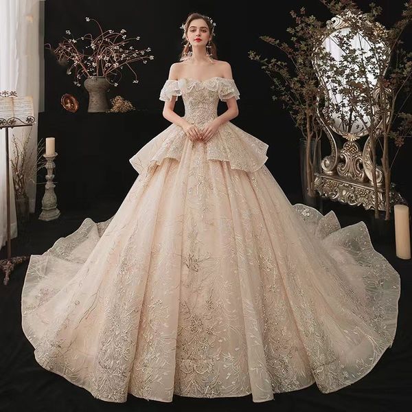 2023 dubai princess ball gown wedding dress sequined v neck long sleeve beads luxury bridal gowns crystal bride robes de mariee luxury desig, White
2023 dubai princess ball gown wedding dress sequined v neck long sleeve beads luxury bridal gowns crystal bride robes de mariee luxury desig, White