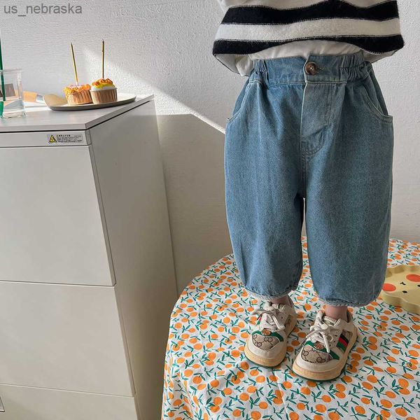 spring autumn girls fashion loose ankle length jeans boys kids casual wide leg bloomers children denim pants l230518, Blue
spring autumn girls fashion loose ankle length jeans boys kids casual wide leg bloomers children denim pants l230518, Blue