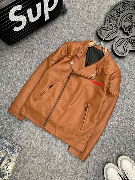 designer jacket fashion men's jackets men leather jackets zipper male biker coat flight suit for recreational sport, Black;brown
designer jacket fashion men's jackets men leather jackets zipper male biker coat flight suit for recreational sport, Black;brown