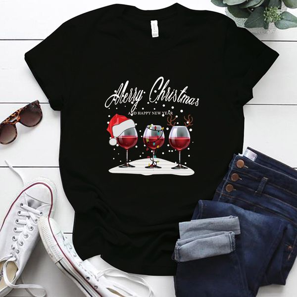 women's tshirt seeyoushy merry christmas wine printing aesthetic tee shirt femme oneck t casual gift for ladies cut 230724, White
women's tshirt seeyoushy merry christmas wine printing aesthetic tee shirt femme oneck t casual gift for ladies cut 230724, White