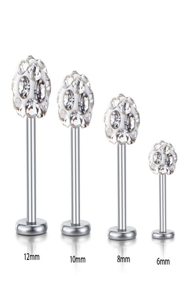 whole body jewelry labret rings stainless steel shaballa crystal disco ball lip piercing jewelry 16g lip ring 30pcs1524401, Black
whole body jewelry labret rings stainless steel shaballa crystal disco ball lip piercing jewelry 16g lip ring 30pcs1524401, Black