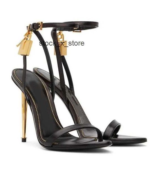 sandal transportation tom-fords women's shoes luxury band high-heeled sandals .5cm metal leather high-heeled padlock original box nar, Black
sandal transportation tom-fords women's shoes luxury band high-heeled sandals .5cm metal leather high-heeled padlock original box nar, Black